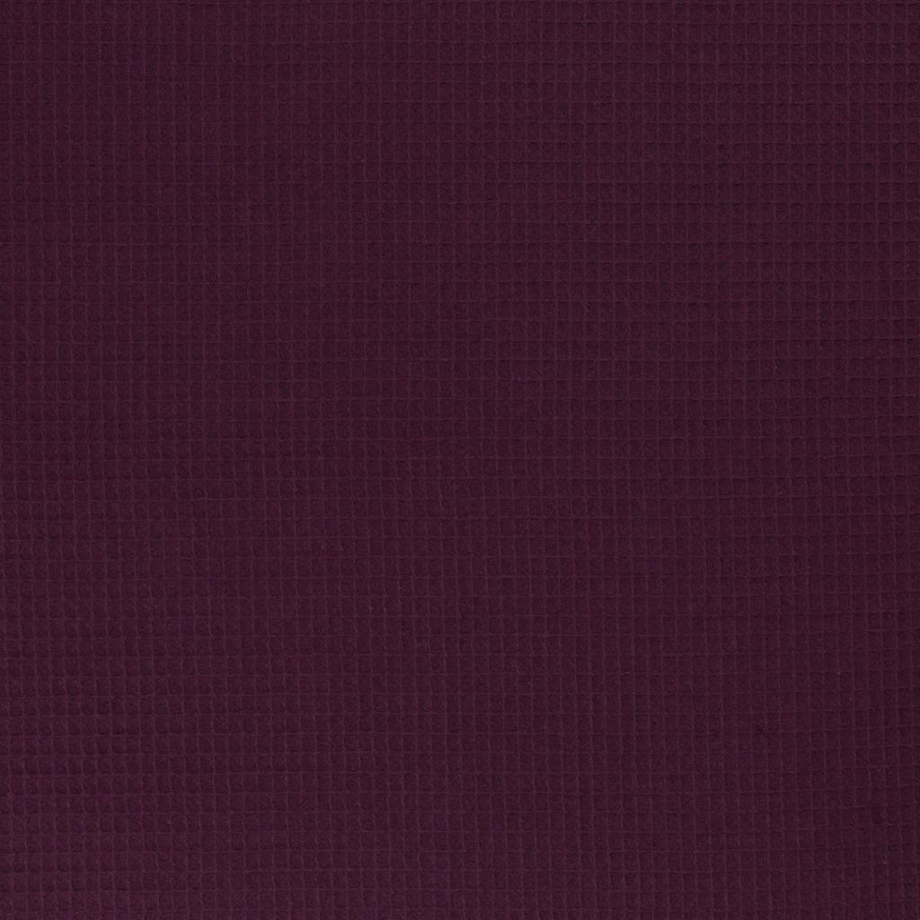 Waffelpique Pikee Baumwolle brombeerviolett